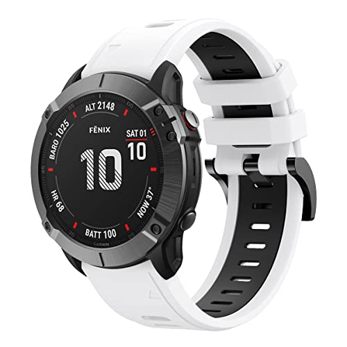 REYDA Silicone Strap Compatible with Garmin Fenix 8 Pro/8/E 47mm - Image 2