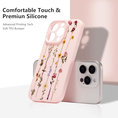 Coque iPhone 16 Pro antichoc silicone souple rose - 2