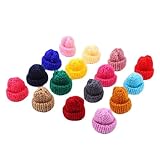 Vielfältige Einsatzmöglichkeiten: Nutzen Sie diese Mini-Strickmützen als Basteldekoration für Puppenstuben, in der Weihnachtszeit oder als süße Geschenkidee für Freunde und Familie.