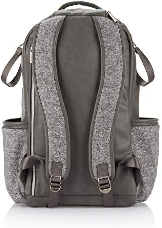 Amazon Com Itzy Ritzy Diaper Bag Backpack Large Capacity Boss Plus Backpack Diaper Bag Featuring 19 Pockets Changing Pad Stroller Clips And Comfortable Backpack Straps Grayson Baby