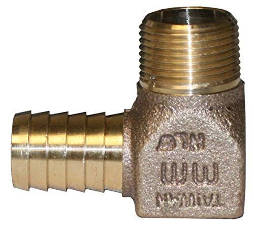 Merrill MFG RBHENL75 3/4\" No-Lead Bronze Hydrant Elbow, Bronze - Thumbnail 2