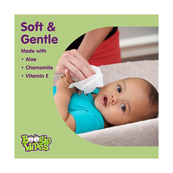 Boogie Wipes Gentle Saline for Stuffy Noses Simply Unscented - 30 Count, 3 Pack by Boogie Wipes – Bild 6