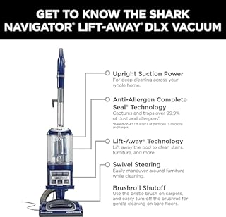 Shark Rotator Professional Lift-Away Upright Vacuum (NV501) (Renewed)