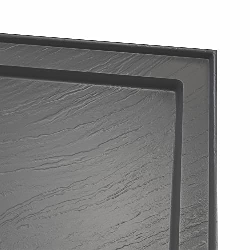 Image of DreamLine SlimLine 36 inch D x 60 inch W x 2 3 /4 inch H Right Drain Single Threshold Shower Base in Slate Gray