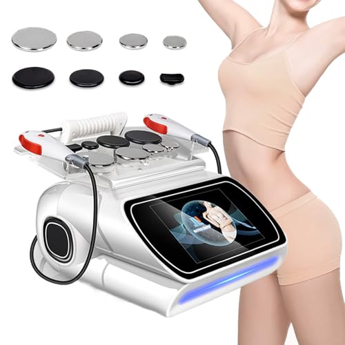 Dispositivo adelgazante de alta frecuencia, masajeador de fascia de mano con 8 sondas para contornear y relajar el cuerpo profesional