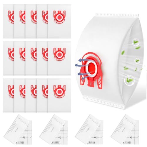 3D Airclean FJM Vacuum Cleaner Bags Compatible...