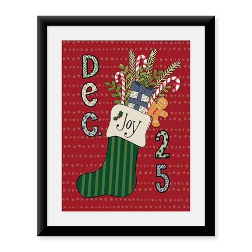 Image of 2025-12-25 00:00:00 by Lisa Larson, Framed Art Print, Christmas, Framed 17x22
