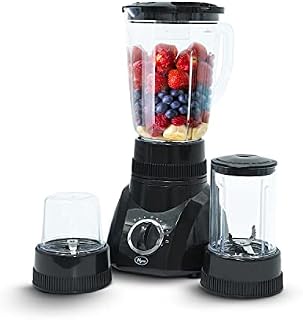 Nyra 3 in 1 Blender/Chopper/Grinder With 1.75 Litre Jug, Mixer & Food Processor, Spice Grinder, Smoothie Maker 400W Powerful Motor With Heat Protection (Black)