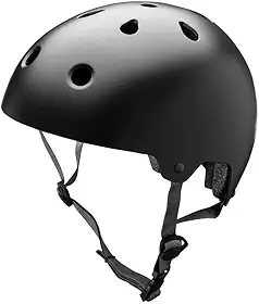 Capacete Preto P M G Unisex Pro Skate Patins Bike 5+