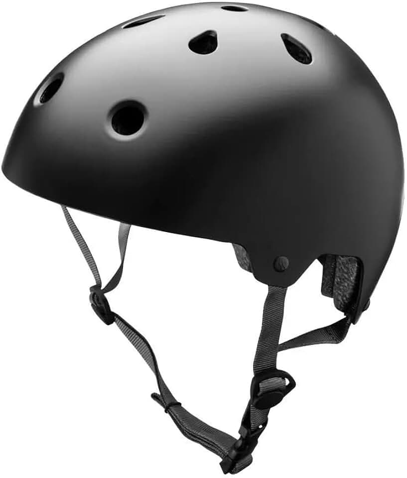 Capacete Preto P M G Unisex Pro Skate Patins Bike 5+