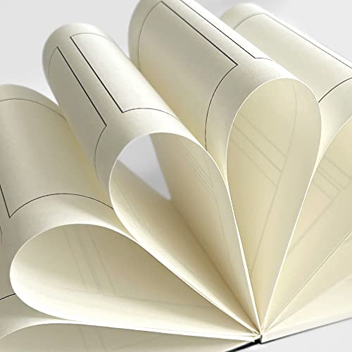 Mini Pocket Blank Comic Book Draw Your Own Comics Storyboard 7.2"X3.2" 40 Pages (2 Packs) Four-Grid Story Board Frames Movie Comic Books Manga Professional Comics Comic Book Paper 2 White #TOP2