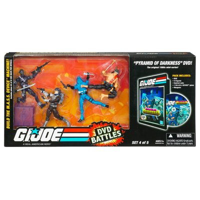 G.I. JOE Hasbro 25th Anniversary DVD Battle Pack Pyramid of Darkness