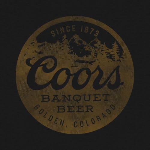 Tee Luv Men's Coors Banquet Beer Double Sided Forest Graphic Hoodie4