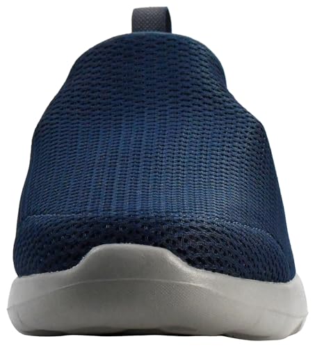 Skechers Herren Go Walk Max-Athletic Air Mesh Schlupfschuh Walking-Schuh, Marineblau/Grau, 48 EU – Ansicht 2