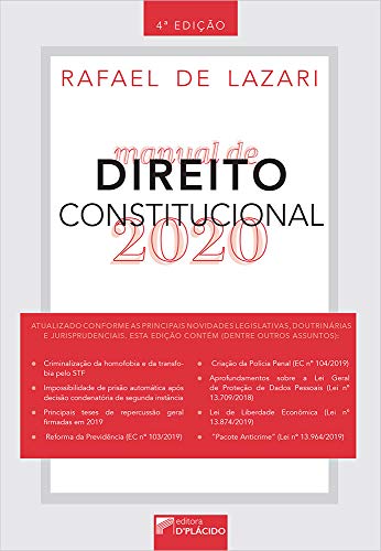 Manual de direito constitucional 2020: