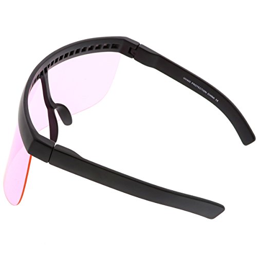 Image of zeroUV Visor Sunglasses for Men and Women, Futuristic Face Shield Glasses with UV400 Protection 172mm