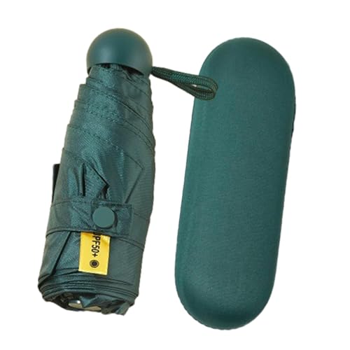 Genérico Mini Paraguas Para Viajes,Paraguas de bolsillo para monedero | Lluvia y sol, impermeable, a prueba de viento, paraguas compacto para mujeres, niñas