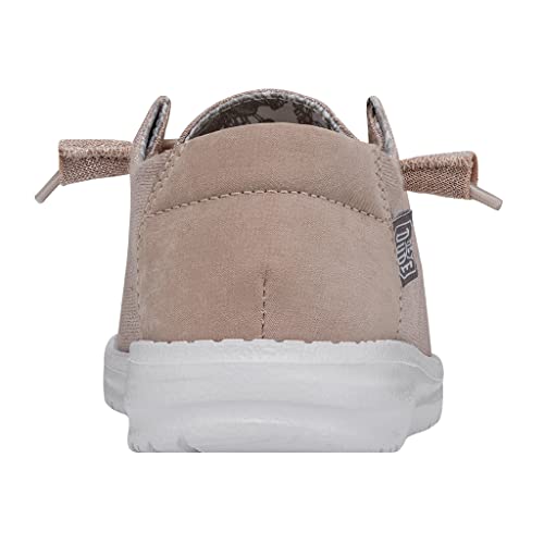 Image of HEYDUDE Women's Wendy Sparkling Pink Size 7 | Women's Shoes | Women's Lace Up Loafers | Comfortable & Light-Weight