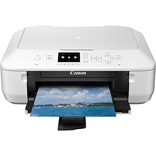 Canon Pixma Mg5520 Wireless All-In-One Color Photo Printer With Scanner, Copier And Auto Duplex Printing, White (Tablet Ready) #TOP1