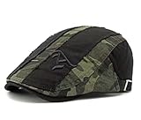 Flat Cap Herren Schieberm&uuml;tze Gatsby Schirmm&uuml;tze Outdoor Jagd Sport Camo...