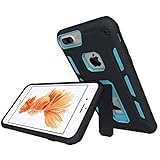 ka tike Compatible for iPhone 8 Plus / 7 Plus Case, Armor Shockproof Absorbing TPU + PC [Dual Layer Protection] Anti-Scratch Hybrid Bumper Series Durable Case Cover for iPhone 5.5 Inch-Hot Pink