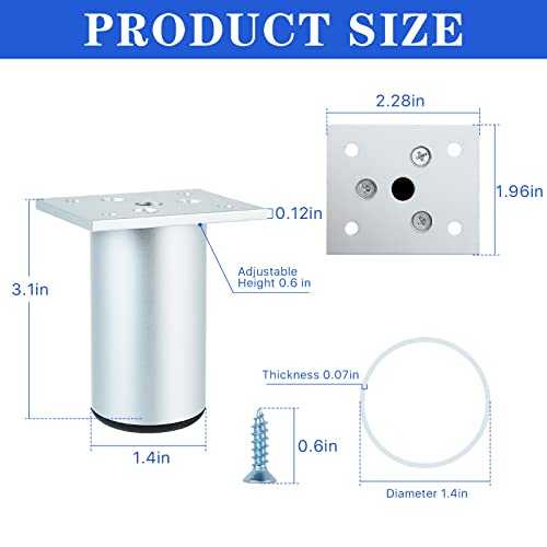 Mejores precios y opiniones de Patas ajustables para escritorio los más solicitados. 26 Imagen adicional