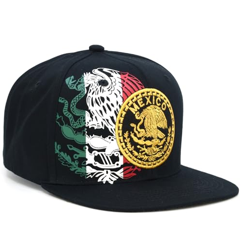 Gorra snapback ajustable México eagle negra miniatura 2