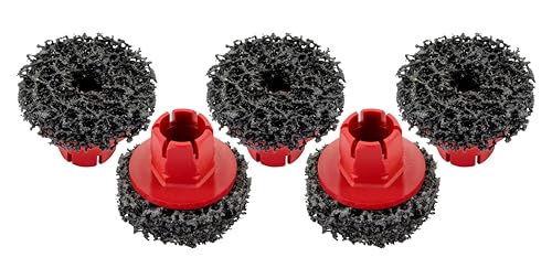 Titan 51799 5-Piece Wheel Hub Cleaning Pads Set, For use with Titan 51798 1/2-Inch Drive Impact Socket