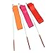 Crystallove 5pcs 39Inch Gymnastics Rhythmic Color Ribbon with Stick Dance Streamers