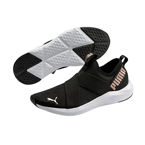 Tênis Prowl Slip-On Wns Bdp, Puma, Feminino, Preto/Branco/Dourado, 34