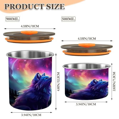 Envase hermético de acero inoxidable para café 500ml miniatura 2