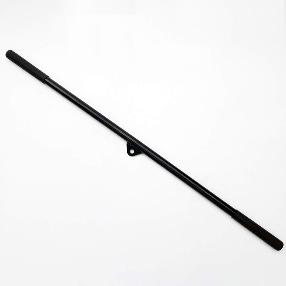 Pulldown-Griff Gewicht Maschinenzubehör Bizeps Zugstange Gerade Stange Schwarz Kabelzüge Latzugstange Mit Rutschfesten Griffen Für Fitnessgeräte Kraftgeräte 52/100cm