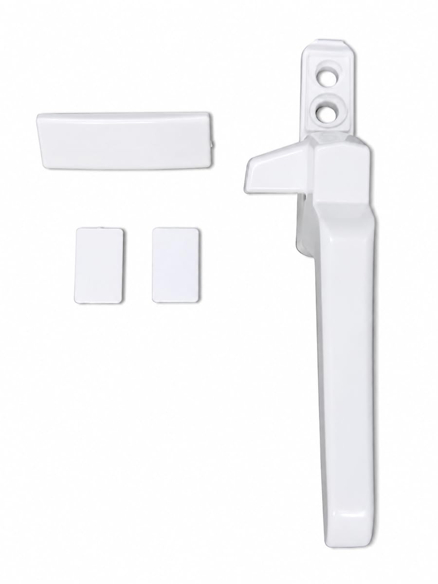 Cockspur Openable Window Handle Right Side | Heavy Duty UPVC Window Lock Handle | Durable Metal Construction | Easy Installation | White Finish | 1 Piece-image-11