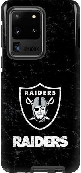 Skinit Pro Phone Case Compatible with Galaxy S20 Ultra 5G - Officially Licensed NFL Las Vegas Raiders Large Logo Design