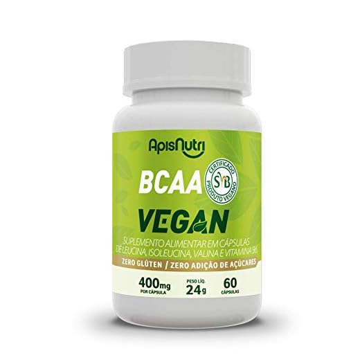 BCAA Vegan 400mg (60 caps), Apisnutri