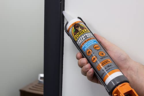 Gorilla Waterproof Caulk & Seal 100% Silicone Sealant; Clear; 10oz Cartridge (Pack of 6) - image 5