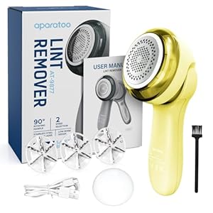 Tiptop Home Goldener Elektrischer Fusselrasierer 3-in-1