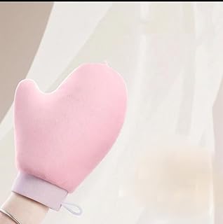 جوانتي توزيع زيوت وكريمات للجسم خامة ناعمة ولطيفة على البشرة – مثالي لدهان الجسم والعناية بالبشرة – قابل للغسل وإعادة الاستخدام قفاز تسمير ذاتي مزدوج الجانبين لوشن للجسم قفاز توزيع