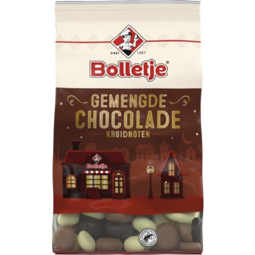 Bolletje Kruidnoten gemengde Chocolade I Spekulatius Kekse Schokolade Gebäck I Nikolaus Süßigkeiten 250g