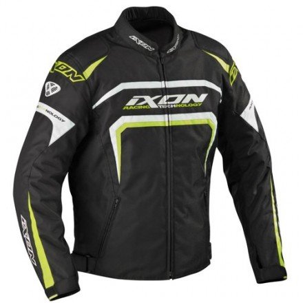 Ixon – Giubbotto moto – IXON Eager Nero/Bianco/Giallo vivace – S
