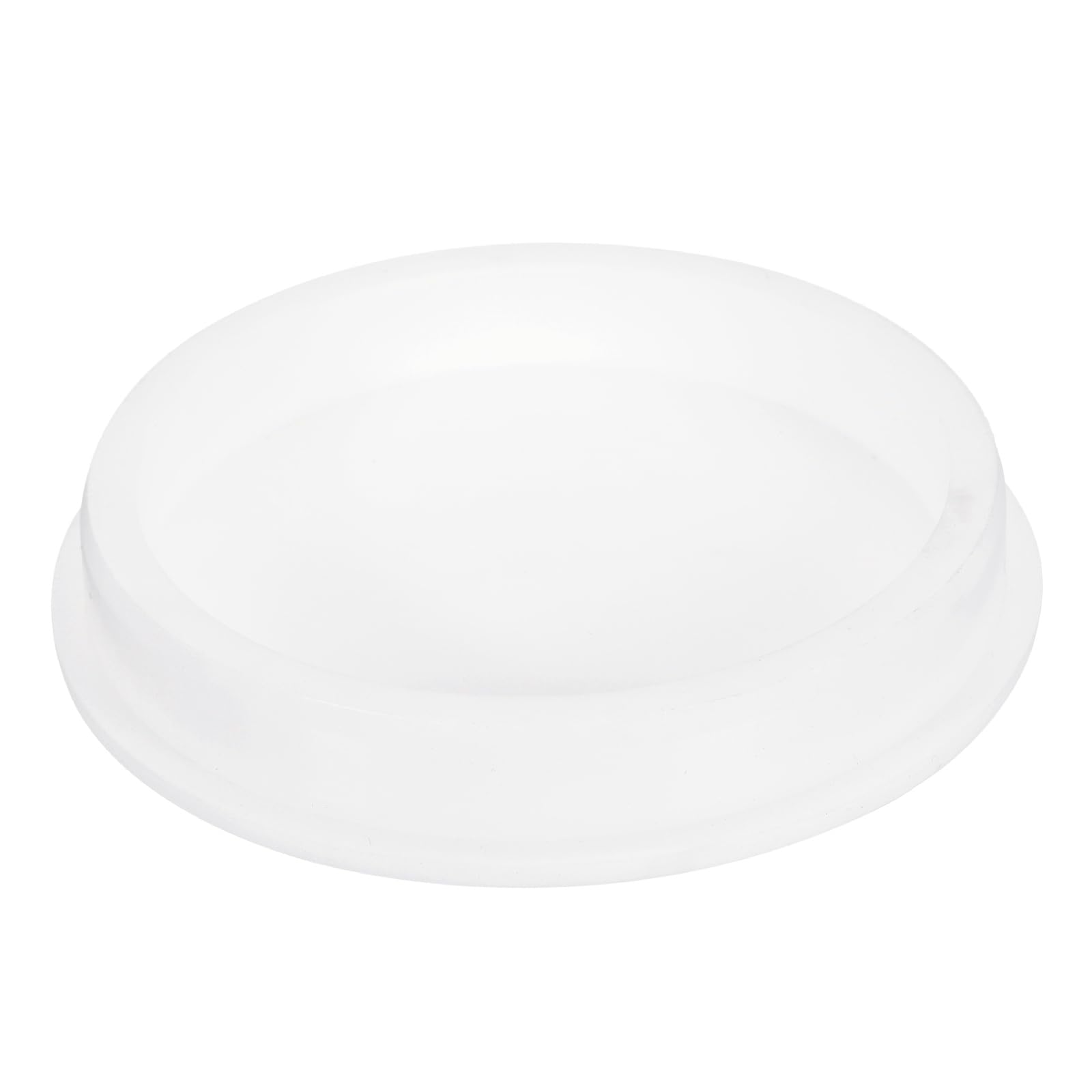 sourcing map 1Pcs Silicone Hole Plug 108.6mm, White High Temp T Type Rubber Stoppers for 106-108mm Hole, Waterproof Button Hole End Covers for Powder Coating, Sealing Plugs, Pipe Holes