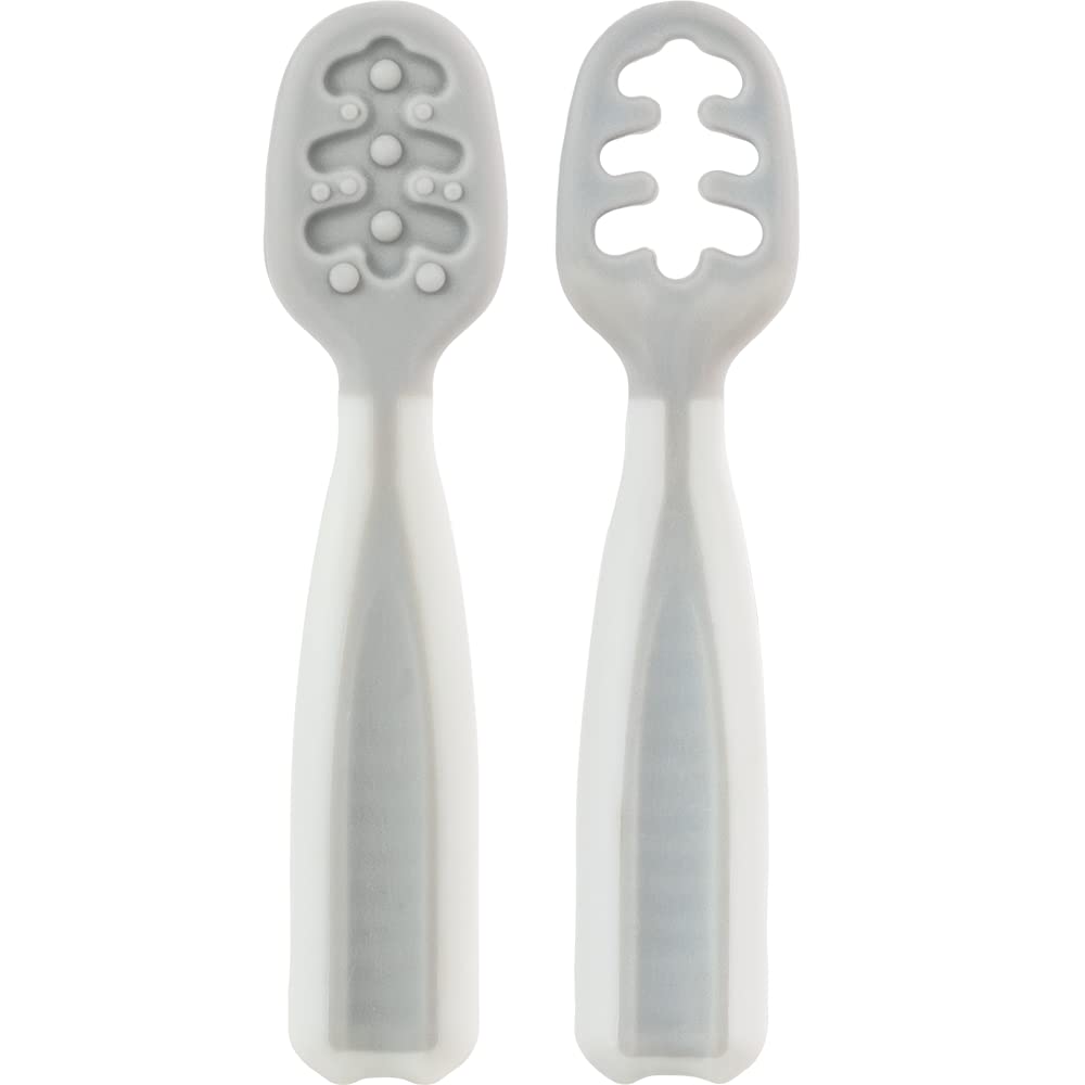 Buba Kit Colher de Treinamento Cinza