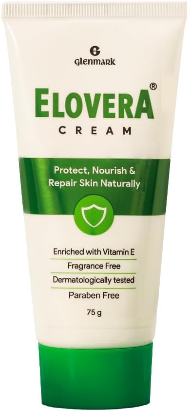 Moisturising Cream 75g | For Dry Skin | with Aloe Vera & Vitamin E | Protects, Nourishes and Repairs Skin | Paraben Free | Fragrance Free