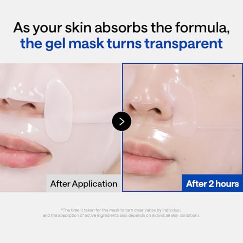Image of MEDIHEAL Hyper Hyaluronate - Hydrogel Moisture Deep Mask, Overnight Hydrating & Plumping Gel Mask, Long-Lasting Moisture Lock, Smooth & Supple Skin Care, Korean Skincare (10ea)
