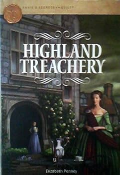 Hardcover Highland Treachery, Annie's Secrets of the Quilt Book