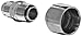 Dixon H609 Chrome Plated Brass Holedall Fitting, Dubl-Grip Swivel Reattachables Coupling, 1" NPT Male x 1-3/8" Hose OD