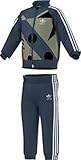 cooler Jungen Trainingsanzug adidas Baby Magic Forest Superstar Jogger Trainings Anzug Jacke Hose WASCHBÄR, Größe:74, Farbe:Dunkelblau
