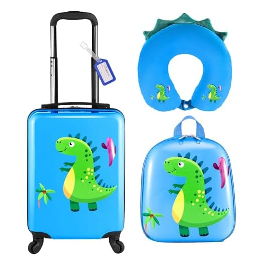 How much luggage is allowed in international flights to australia Sanwuta Kids 4-Pcs Luggage Set
