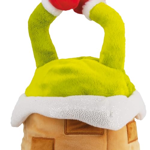 Hallmark Christmas Tree Topper, The Grinch Tree Topper, Dr Seuss, How the Grinch stole Christmas, Green and Red - Image 3