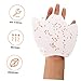 balacoo Webbed Swim Gloves Adjustable Silicone Swimming Training Gloves for Adults and Boy Girl Durable Aquatic for Enhanced Stroke Technique and Snorkeling White